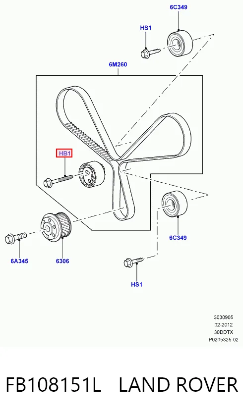 FB108151L Land Rover