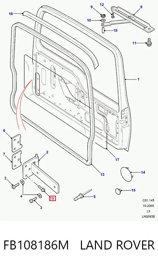 FB108186M Land Rover