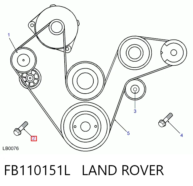FB110151L Land Rover