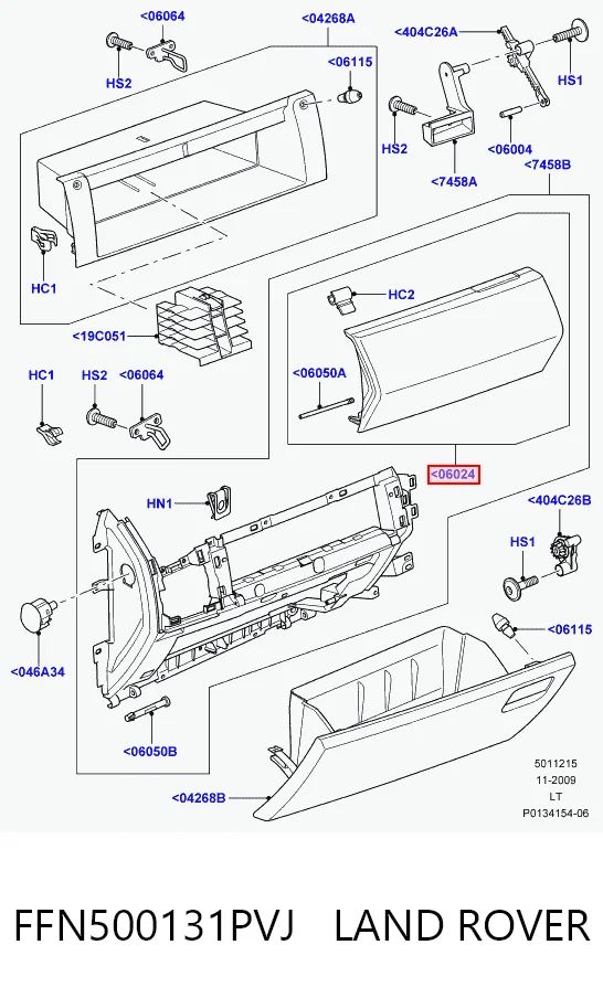 Comprar Tapa de la guantera Land Rover Range Rover I L320 a bajo precio