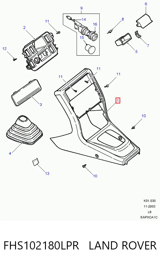 FHS102180LPR Land Rover