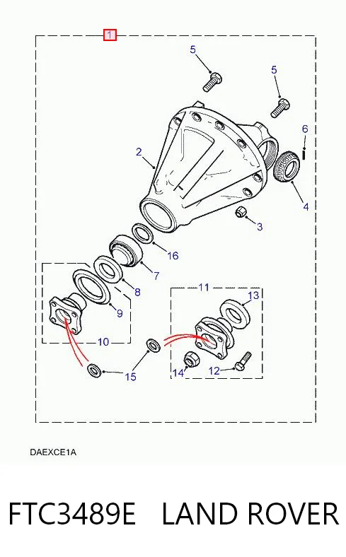 Comprar Grupo trasero Land Rover Range Rover II LP, P38A a bajo precio