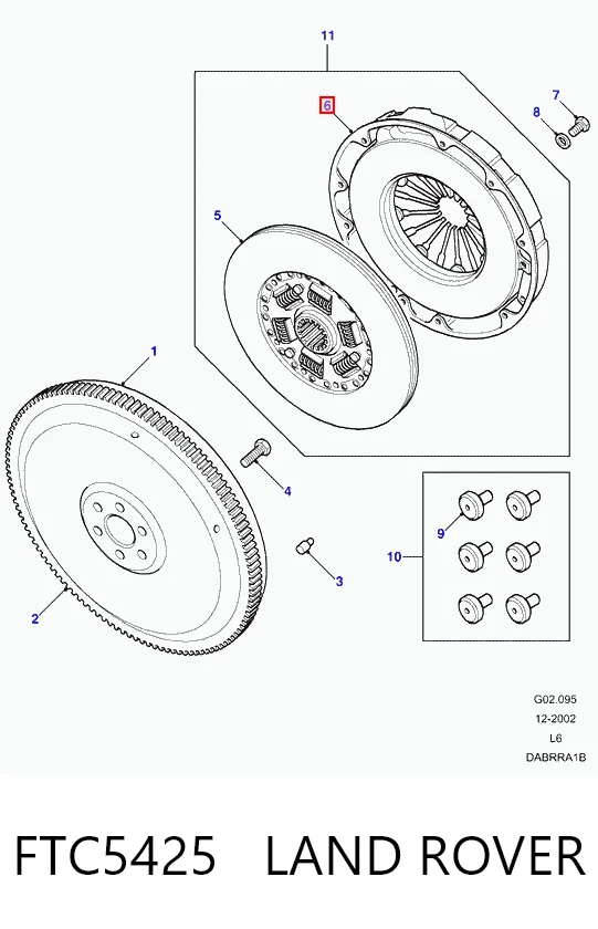 Comprar Plato de presión del embrague Land Rover Range Rover II LP, P38A a bajo precio