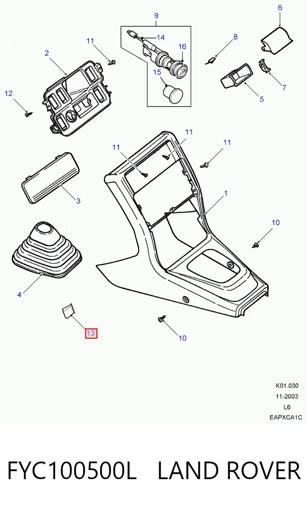 FYC100500L Land Rover
