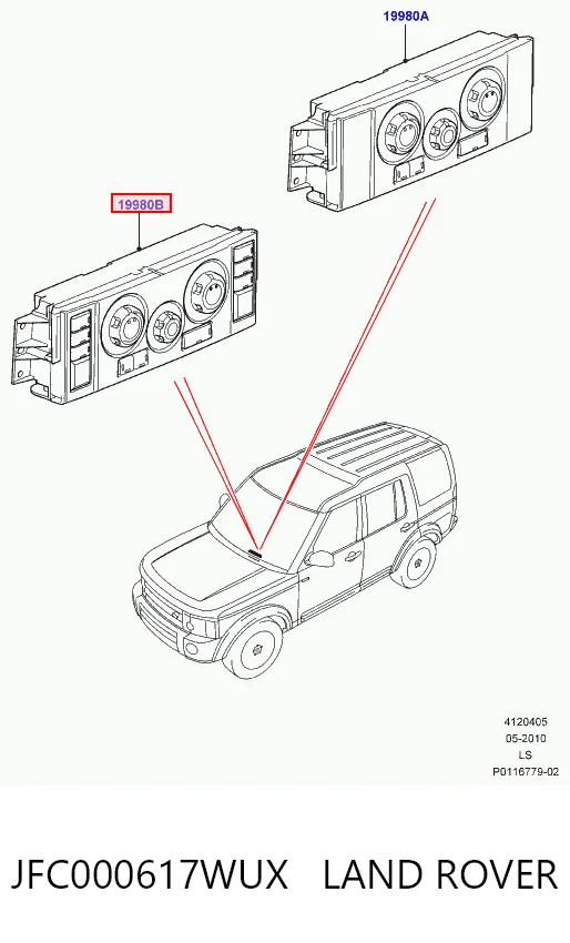 Unidad de control de la ventilación para Land Rover Range Rover SPORT I L320