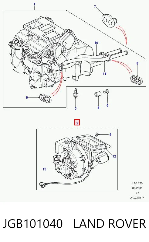 Comprar Ventilador habitáculo Land Rover Range Rover II LP, P38A