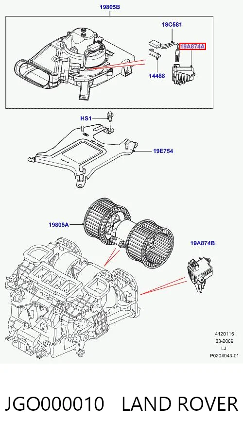 JGO000010 Land Rover