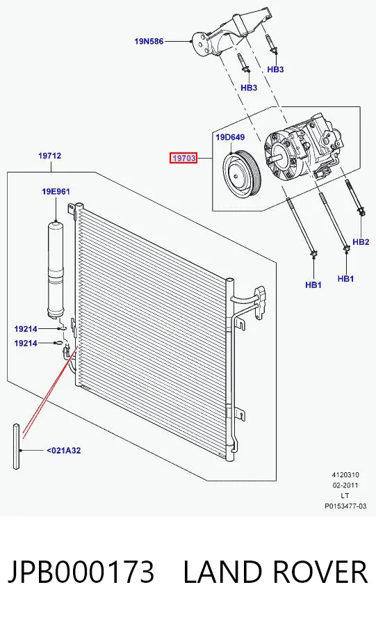 Compresor ac Rover LR019131 precio, desde 390,36 EUR