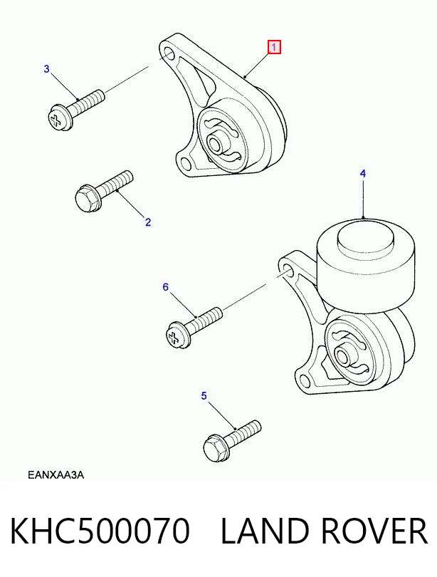 KHC500070 VAG Soporte delantero del diferencial trasero