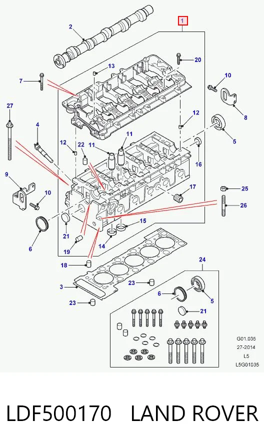 LDF500170 Land Rover