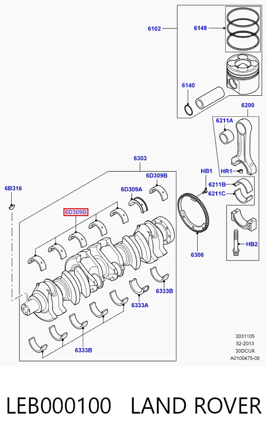 LEB000100 Land Rover