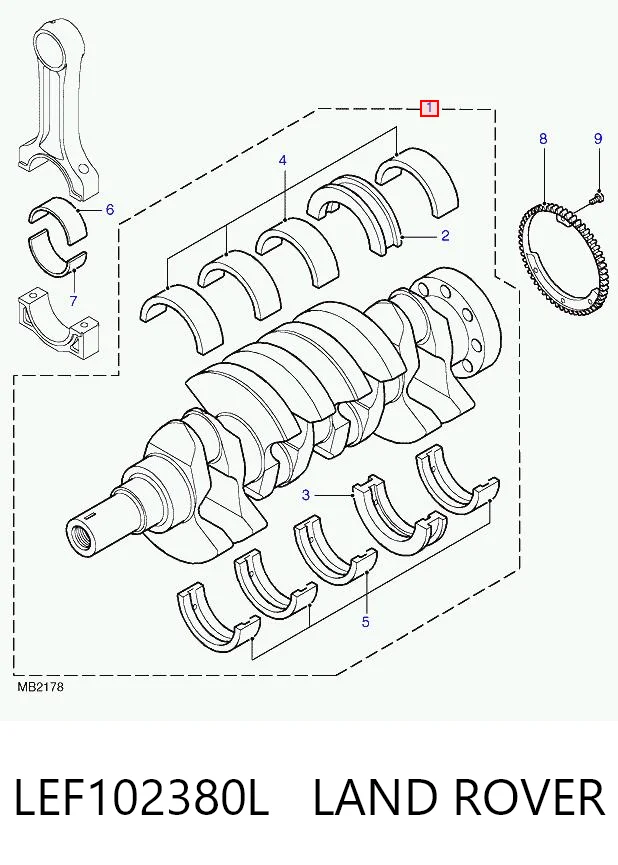 Cigüeñal para Land Rover Freelander I L314