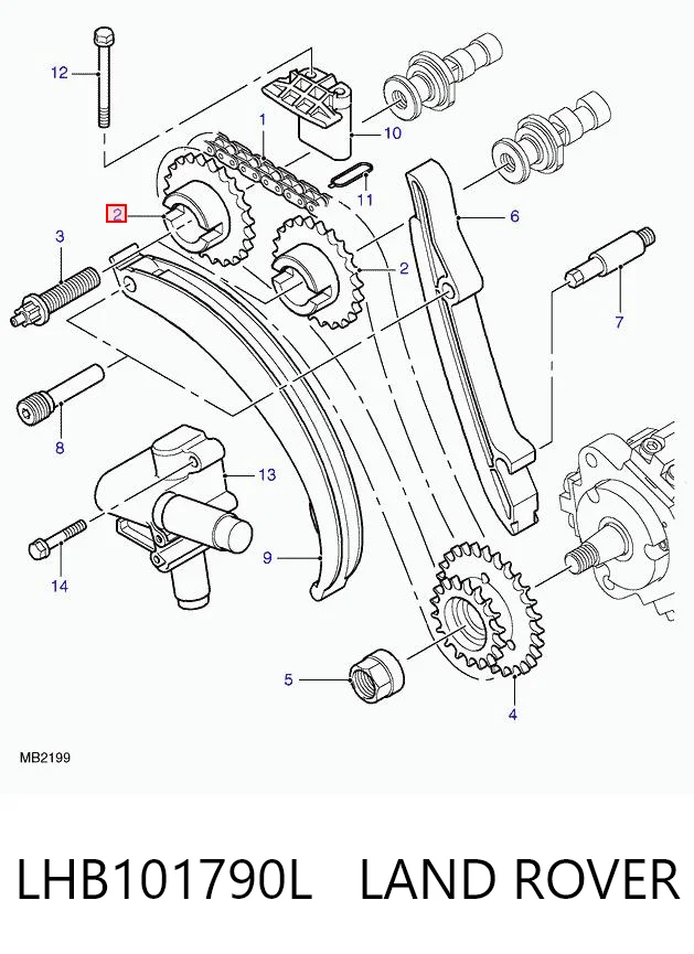 Comprar Piñón del árbol de levas Land Rover Freelander I L314 a bajo precio