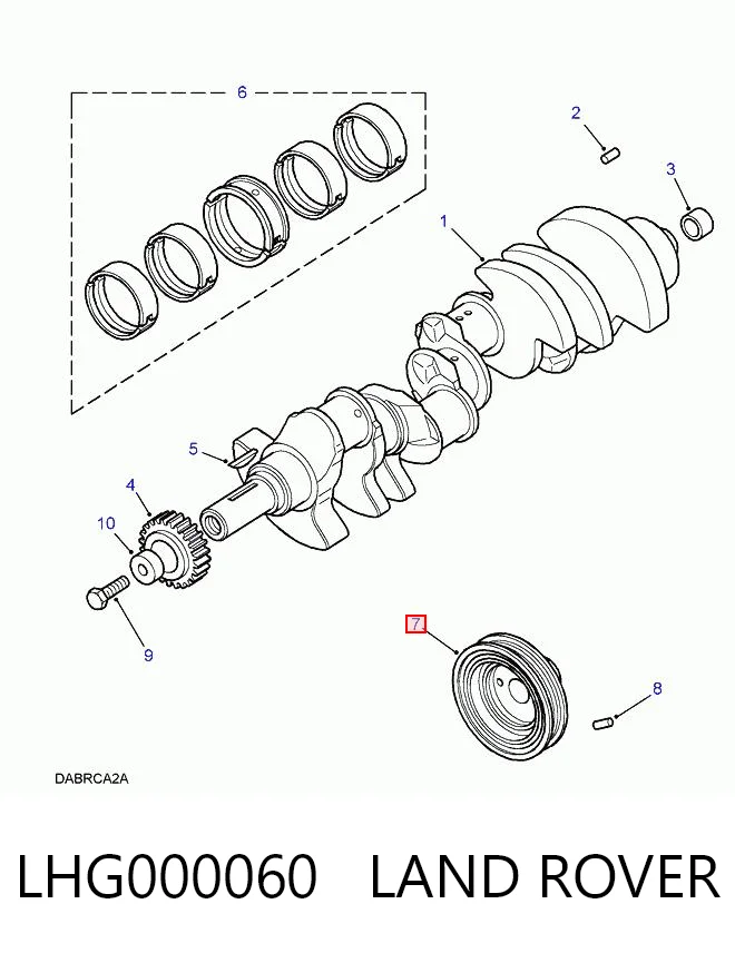 Polea del cigüeñal Land Rover Range Rover II SUV (LP, P38A) (1994 - 2002) precio, desde 162,62 EUR