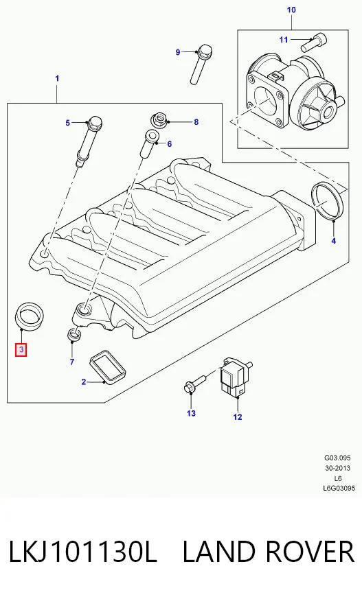 Juego de juntas, colector de admisión para Audi A6 C7 4G2, 4GC