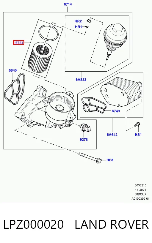 LPZ000020 Land Rover