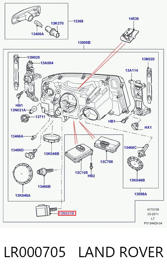 LR000705 Land Rover