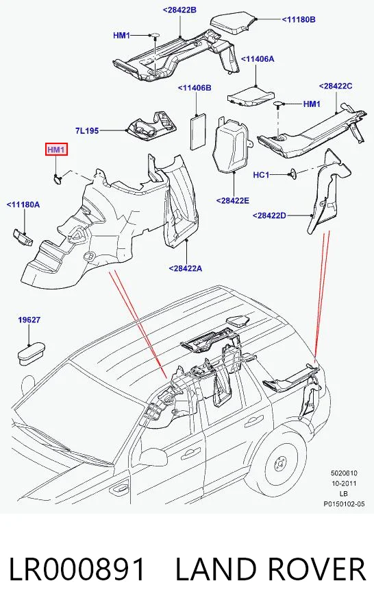 LR000891 Land Rover