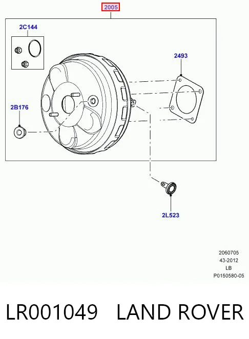 Servofreno Land Rover Freelander II SUV (L359) (2006 - 2014) precio, desde 107,45 EUR