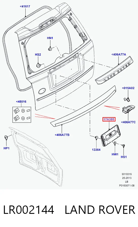 LR002144 Land Rover