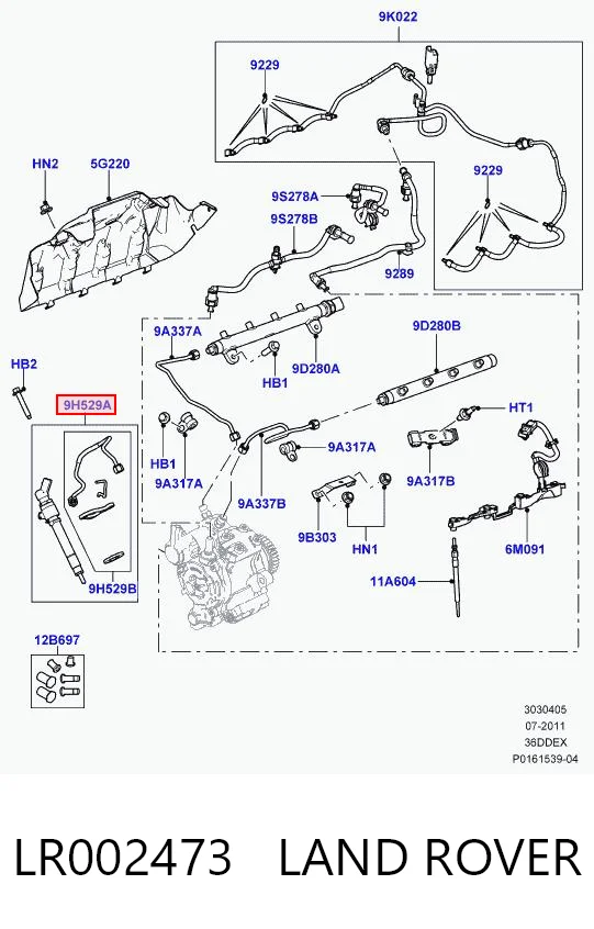 Inyector LR002473 LAND ROVER