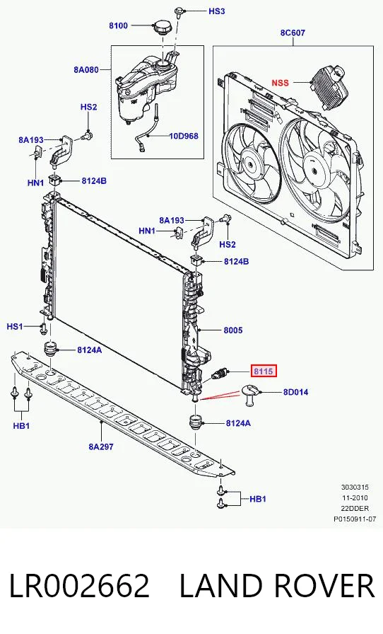 LR002662 LAND ROVER
