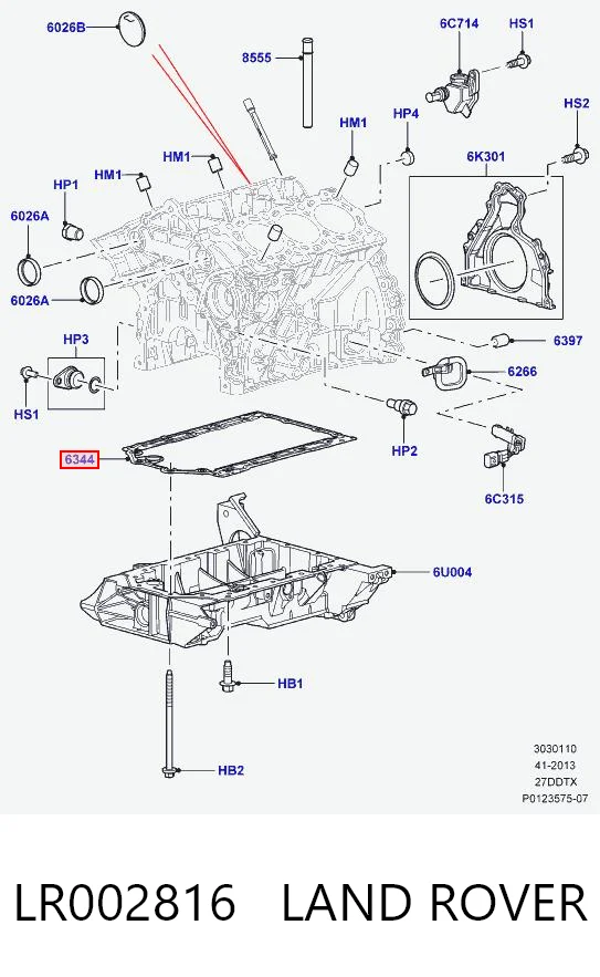 LR002816 Land Rover