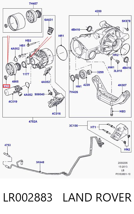 Retén del piñón del diferencial trasero Rover LR002883 precio, desde 16,79 EUR