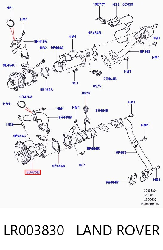 Comprar Válvula EGR Land Rover Range Rover III L322