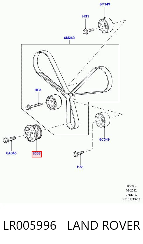 LR005996 Land Rover