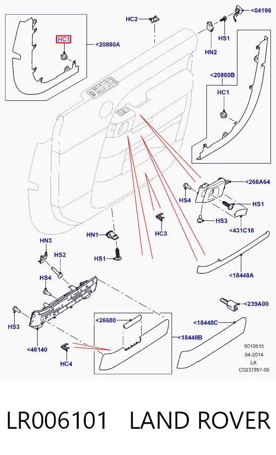 LR006101 Land Rover