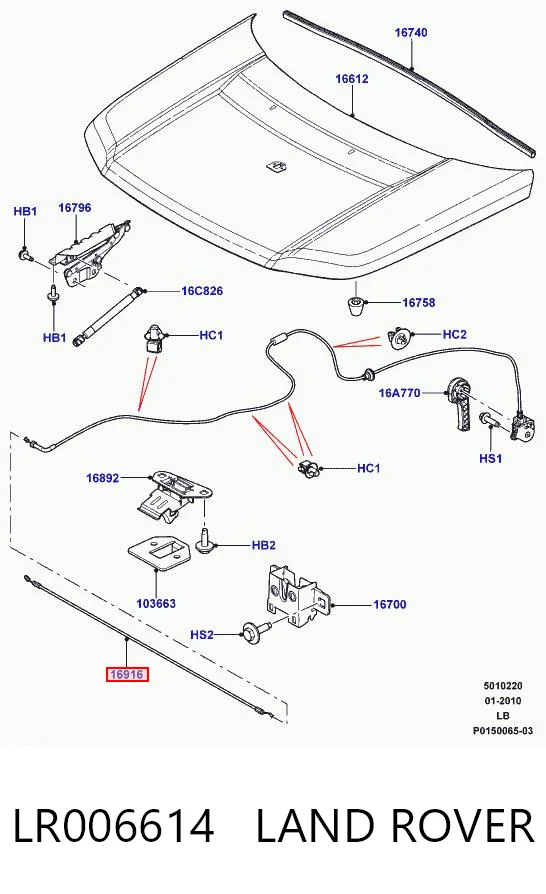 LR006614 Land Rover