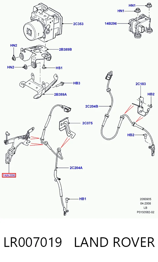 LR007019 Land Rover