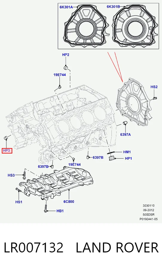 LR007132 Land Rover