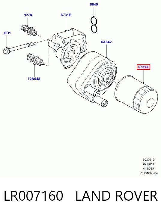 LR007160 Land Rover
