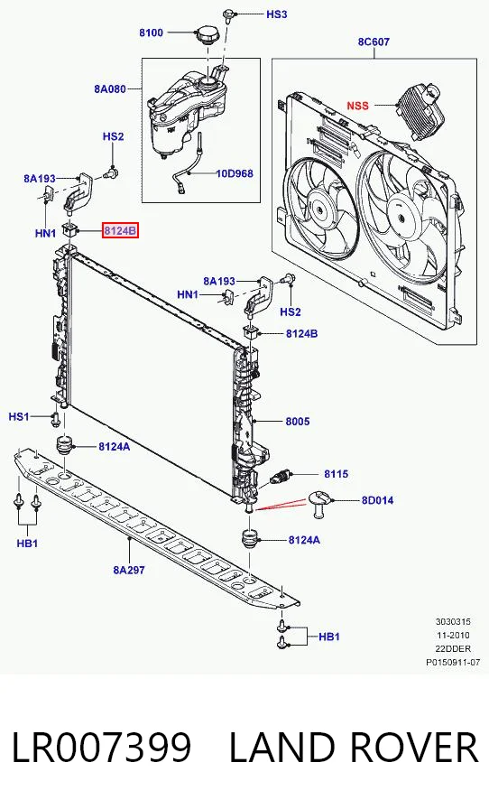LR007399 Land Rover