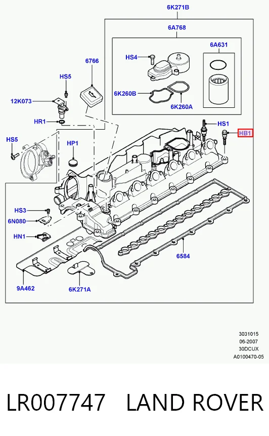 LR007747 Land Rover