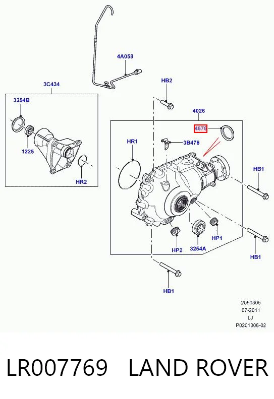 LR007769 Land Rover