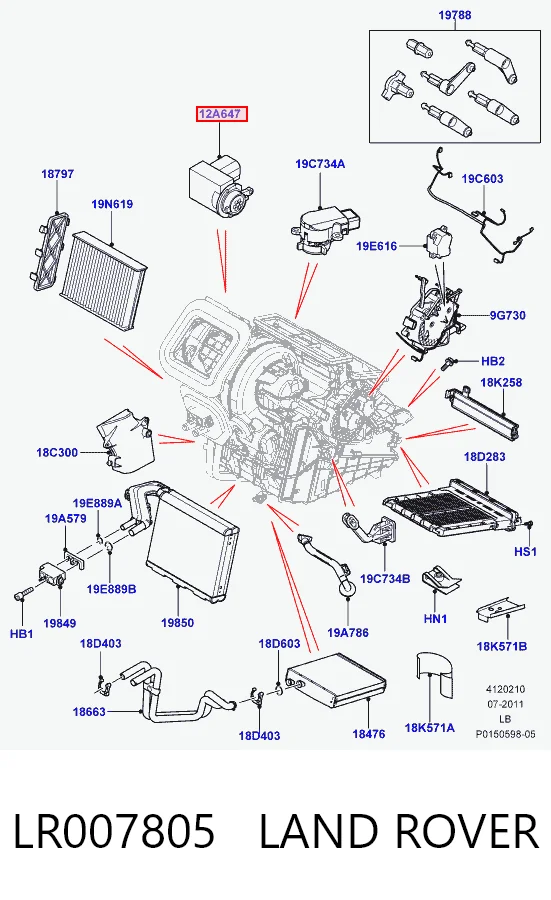 LR007805 Land Rover