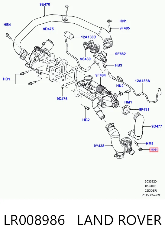 LR008986 Land Rover
