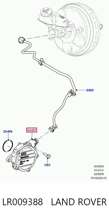 Depresor de freno  Land Rover Freelander II