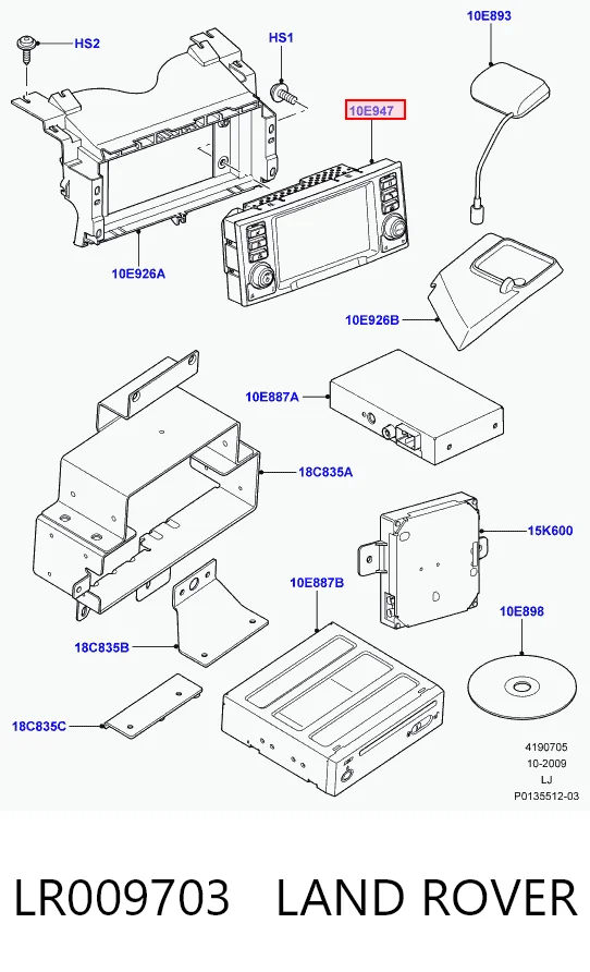 LR009703 Land Rover