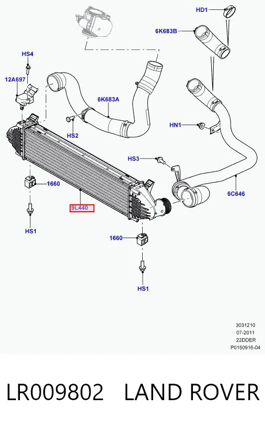 LR009802 Land Rover