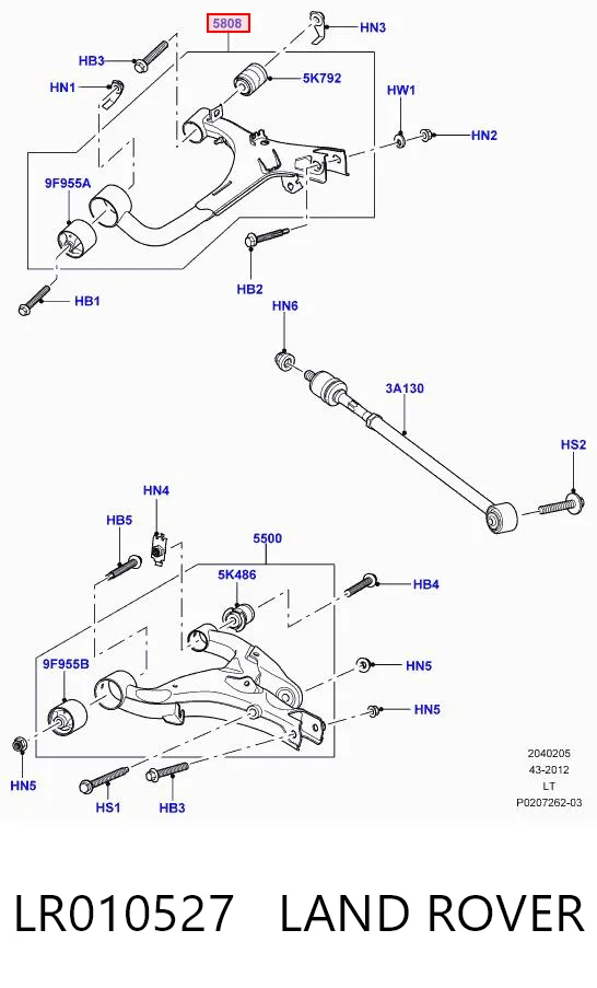 LR010527 Land Rover