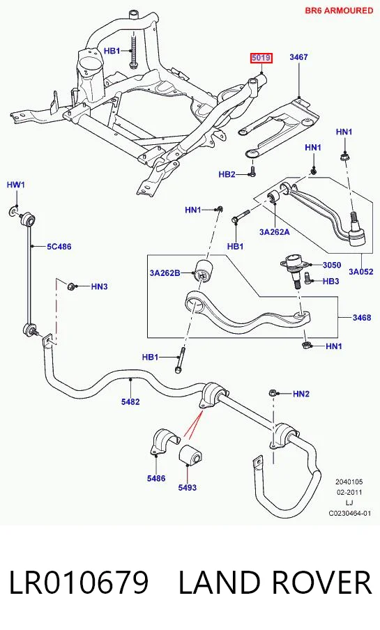 Comprar Subchasis delantero soporte motor Land Rover Range Rover III L322 a bajo precio
