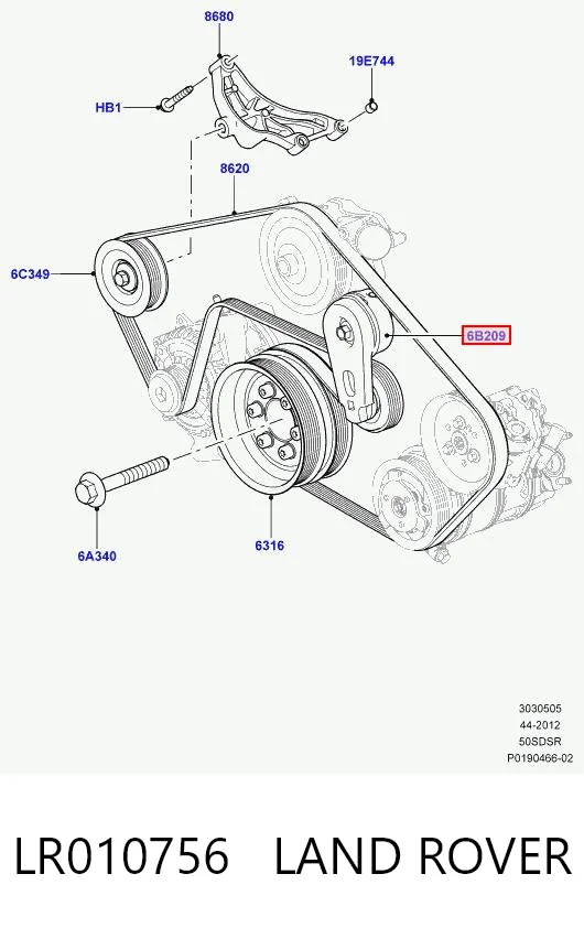 LR010756 Land Rover