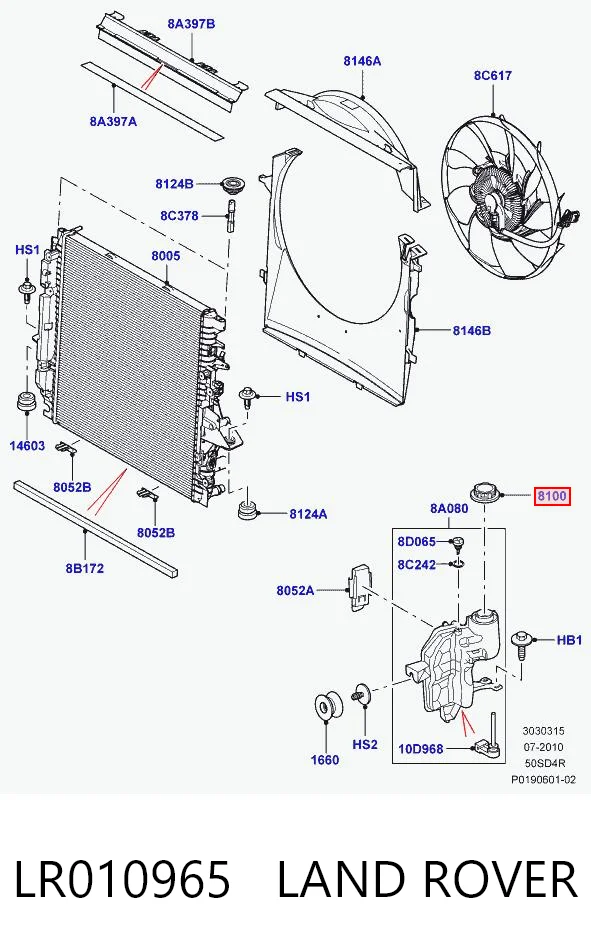 LR010965 Land Rover