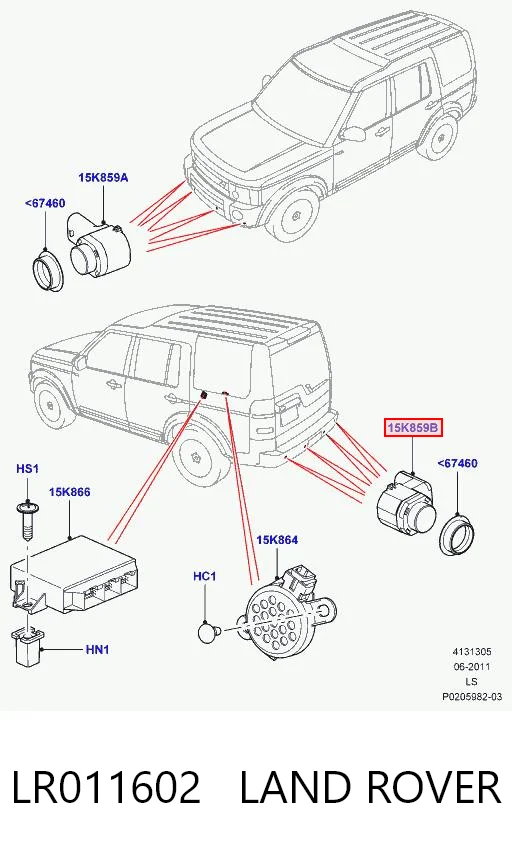 LR011602 Land Rover