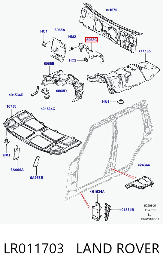 LR011703 Land Rover