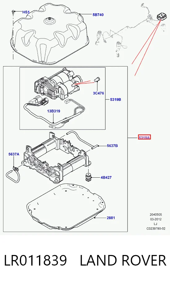 4154033000 VAG Compresor de suspensión neumática